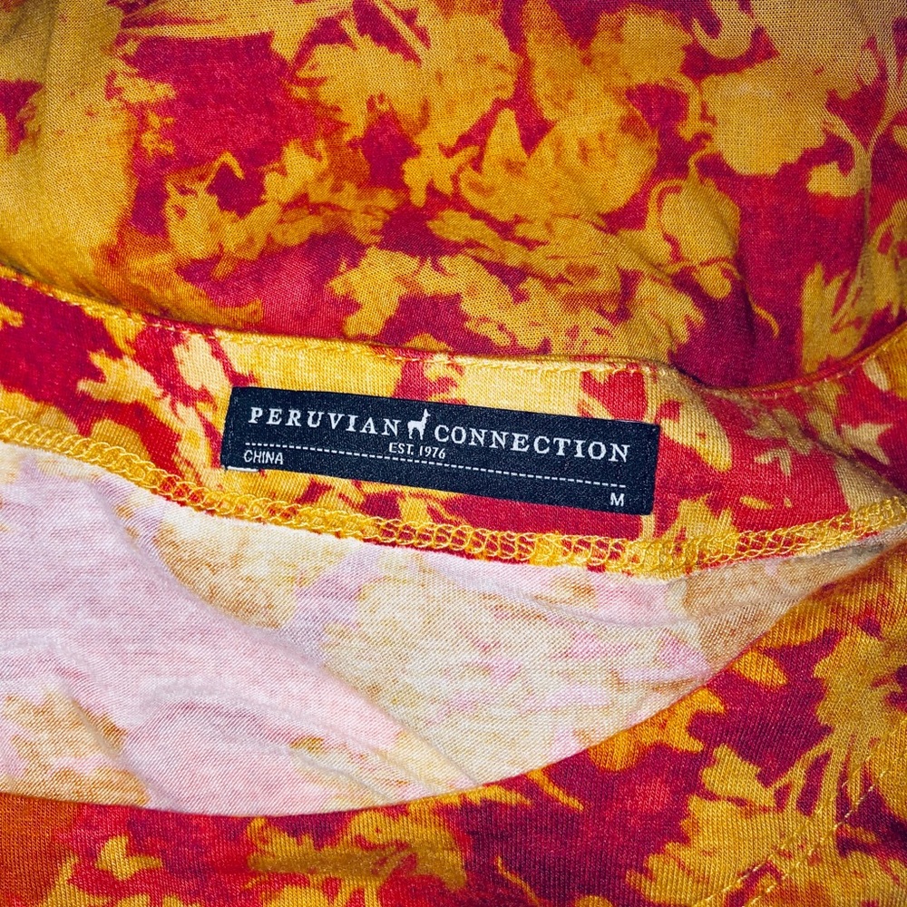 Peruvian Connections Mai Tai sundress Medium - Picture 5 of 7